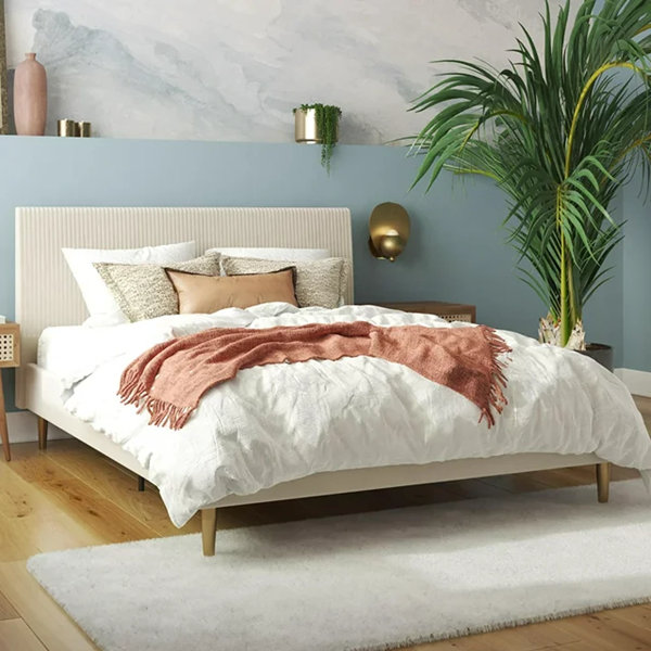 Kane upholstered on sale platform bed